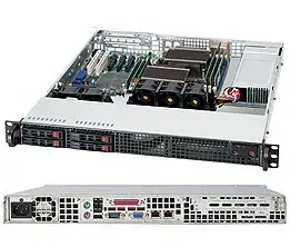 SuperMicro CSE-113 X8DT6/X8DTE-F Server Dual Xeon E5530