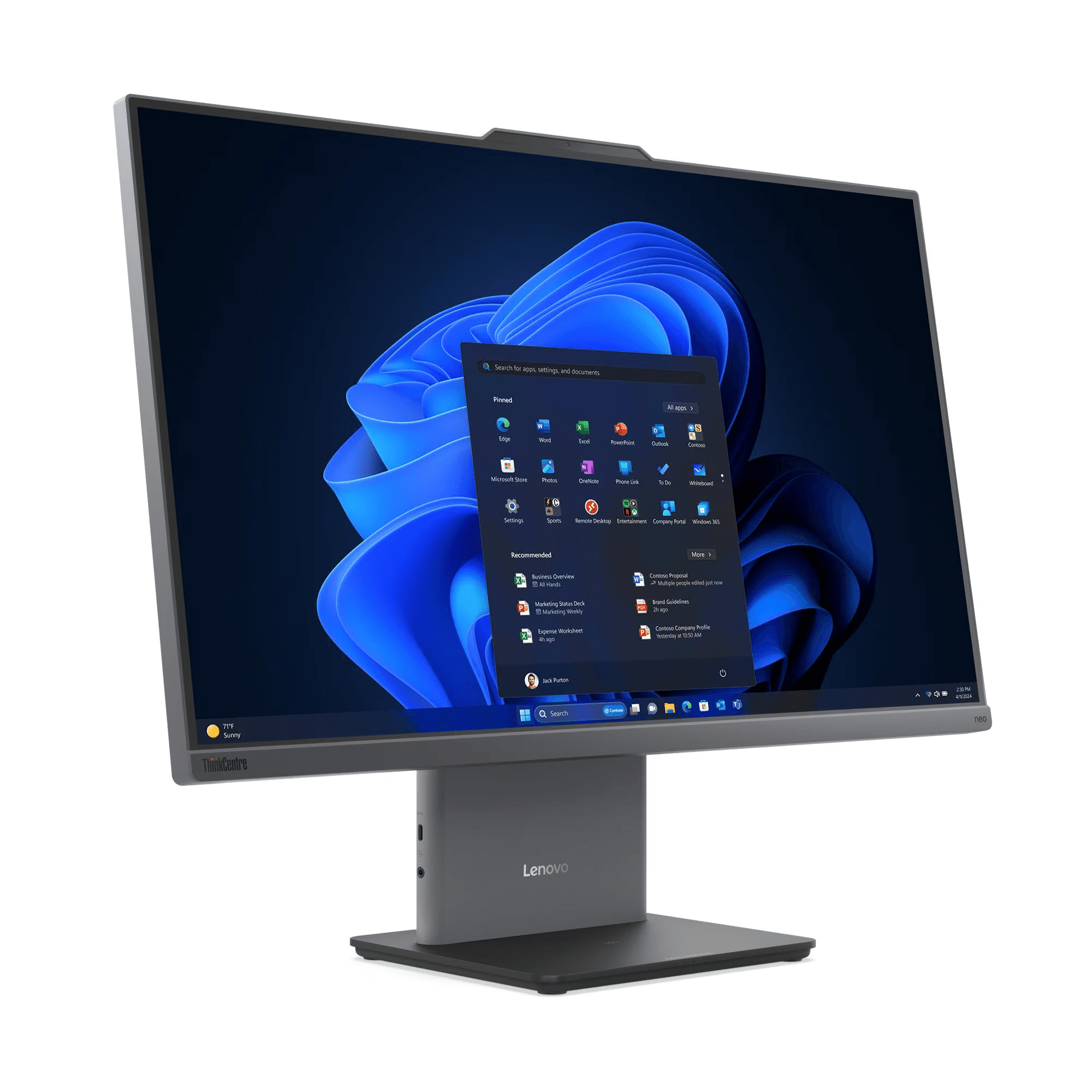 Lenovo ThinkCentre Neo 50a 24 G6 AIO | Intel Core Ultra 5 226V, 16GB RAM, 512GB SSD, 23.8" FHD Display, Windows 11 Pro