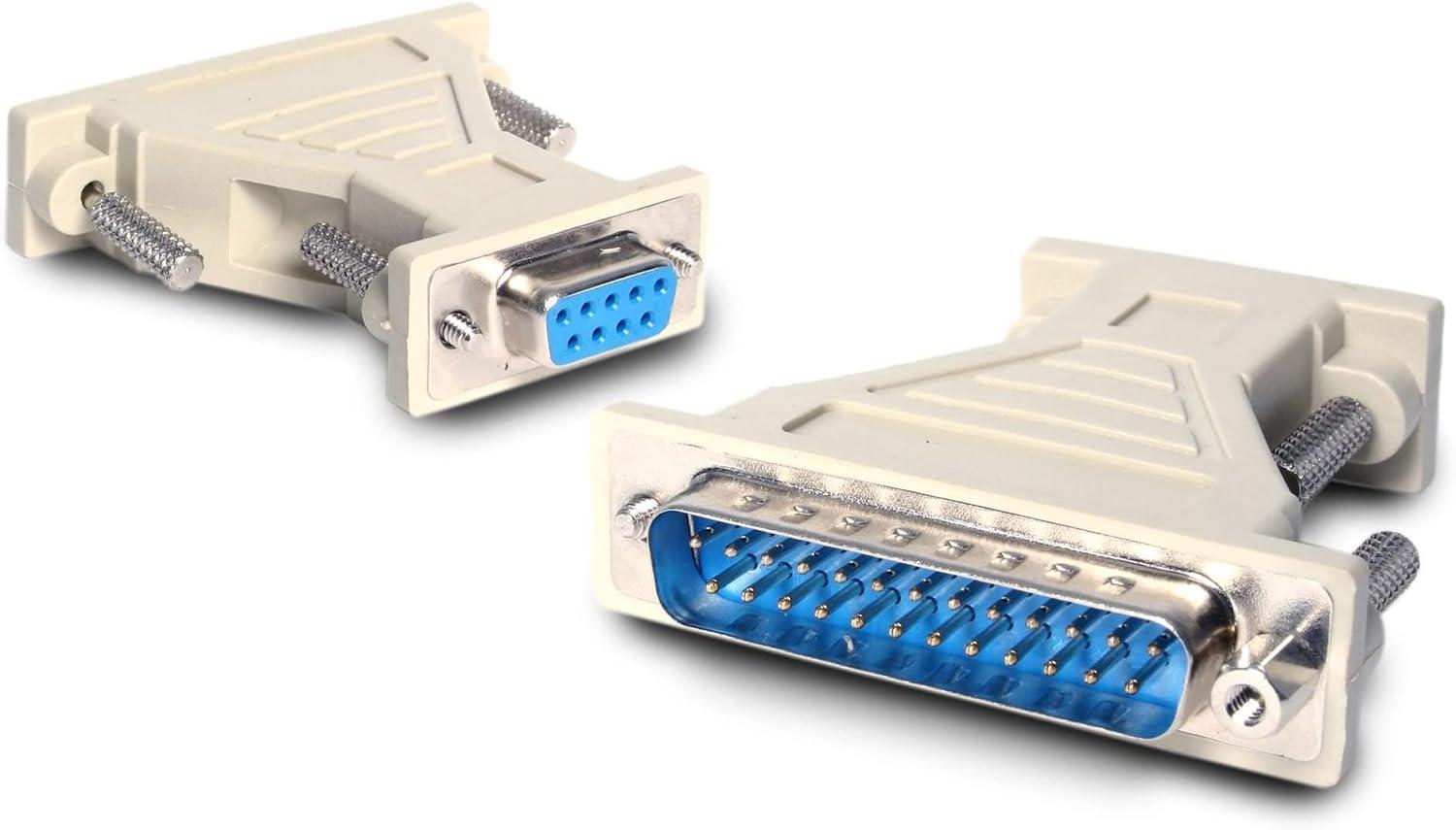 DB9 / DB25 Serial Port Adapter – Legacy RS-232 Console & Network Interface Converte