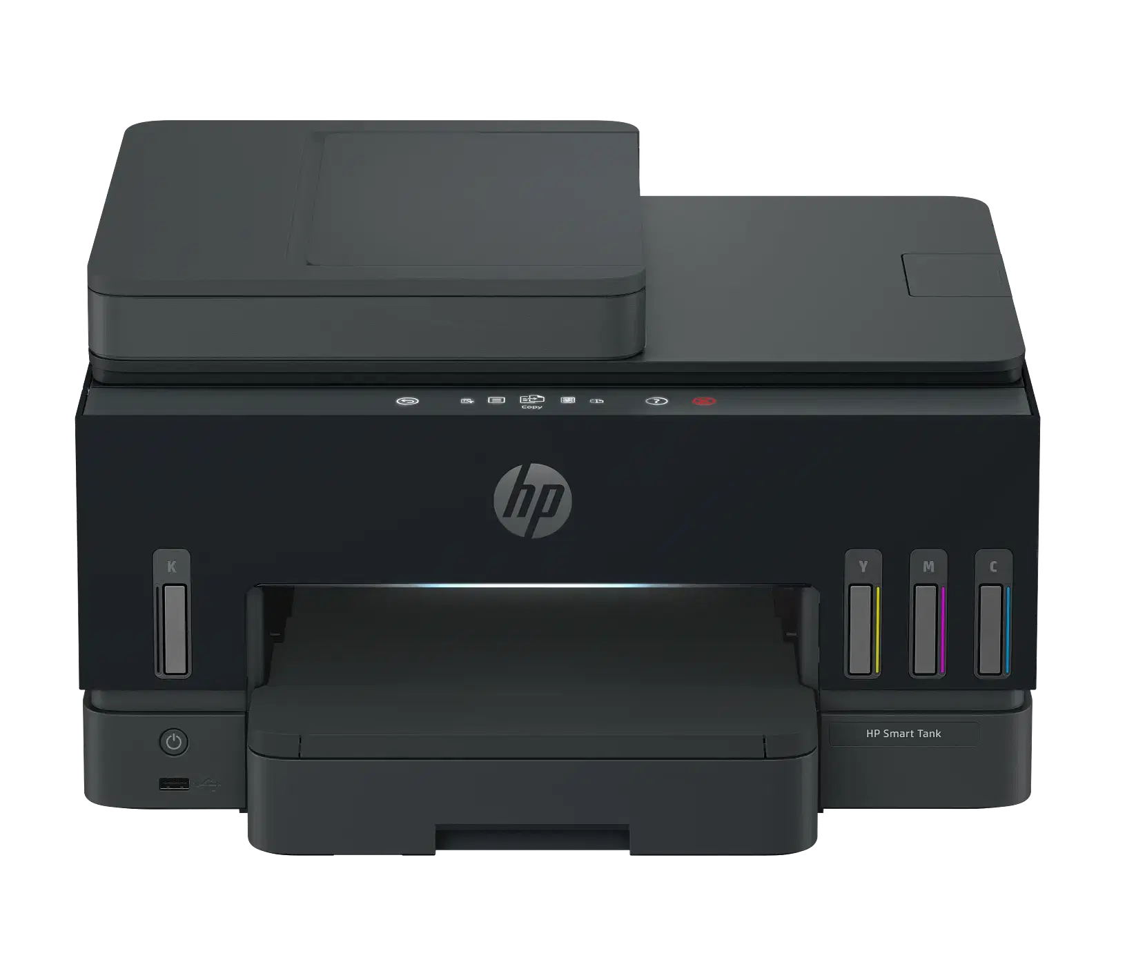 HP Smart Tank 7603 All-in-One Printer (15 ppm Black / Fax / 3-Inch Touchscreen / 35-Sheet ADF)