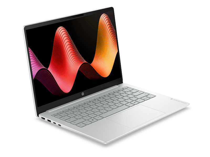 HP OmniBook 3 14" 2K AI PC Ultrabook – Intel Core 7 350, 16GB LPDDR5, 512GB NVMe SSD, Ultra-Low Power Display, Glacier Silver