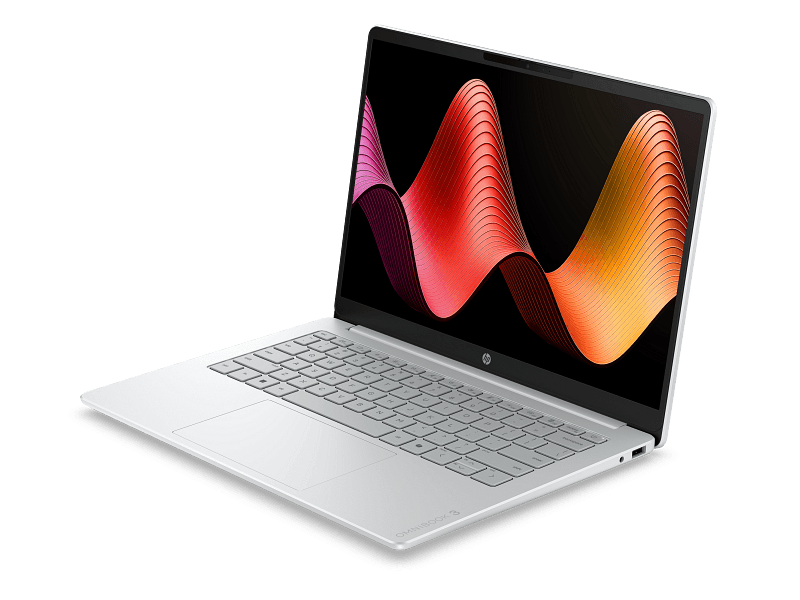HP OmniBook 3 AI PC 14" 2K IPS Laptop – Intel Core 5 (6-Core), 16GB DDR5, 512GB PCIe Gen4, Glacier Silver